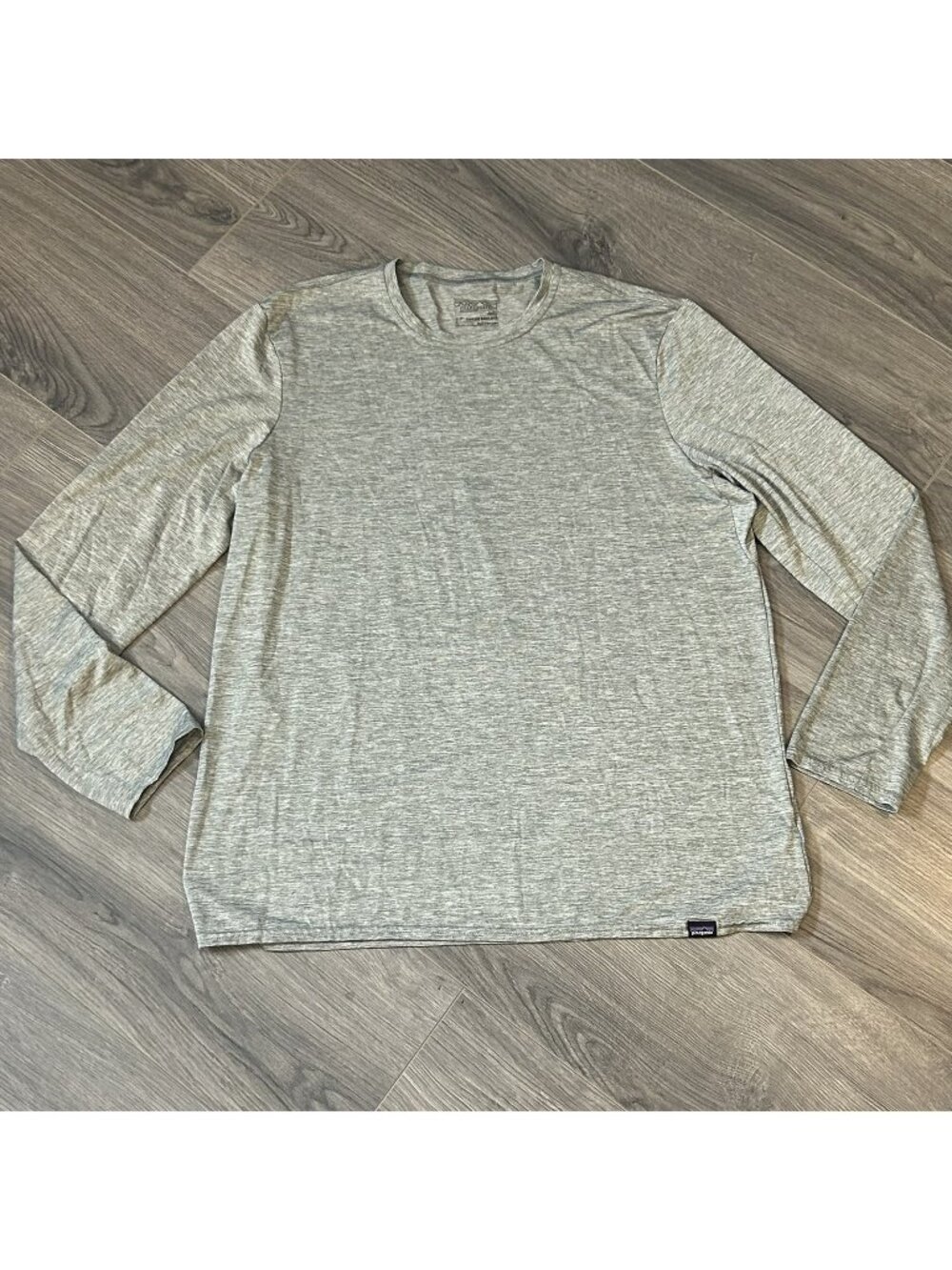 Patagonia Shirt Mens L Gray Capilene Daily Long Sleeve Base Layer Performance